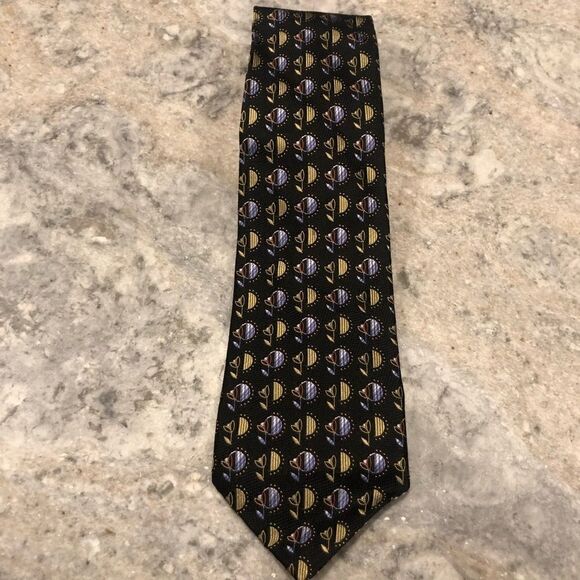 ROBERT TALBOTT Tie, black, Purple Gold - Picture 2 of 6